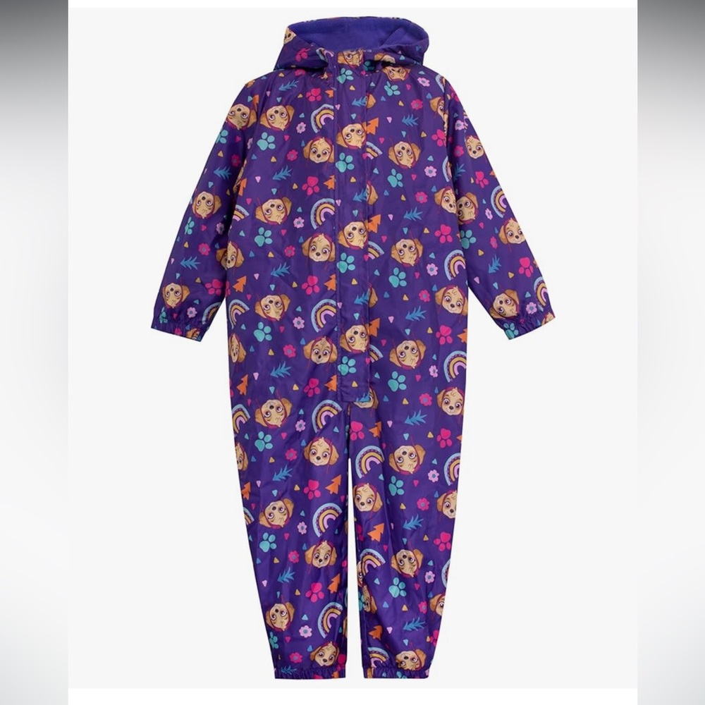 Paw patrol Skye spring suit - fleece lined, NOT waterproof